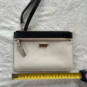 Kate Spade Black and Cream Clutch